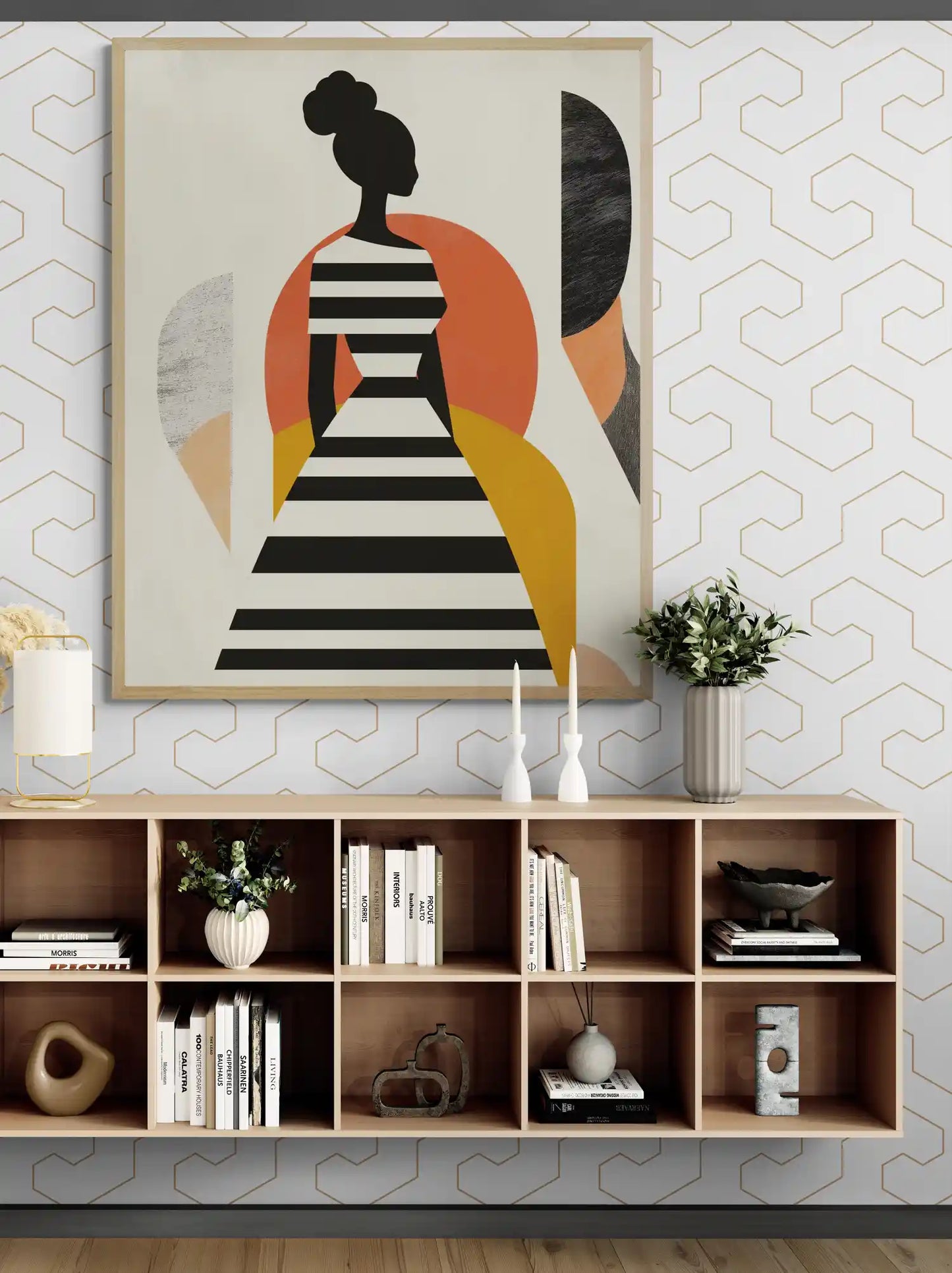 Silhouette in Stripes
